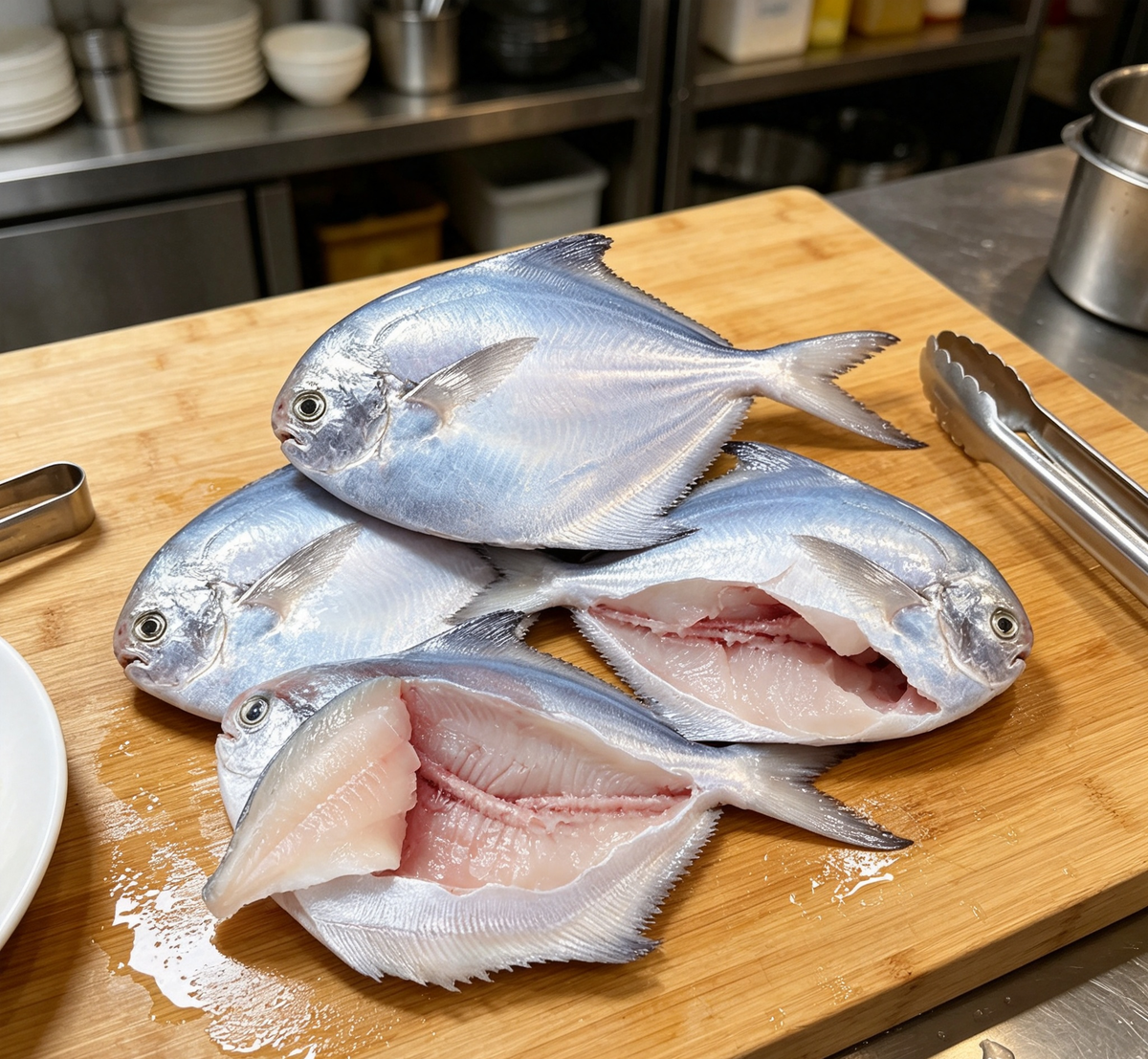 Fresh Silver Pomfret